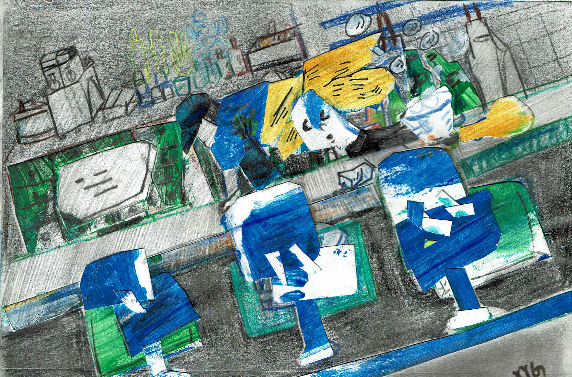 Sketchbook, illustration by Xuanyi Guo