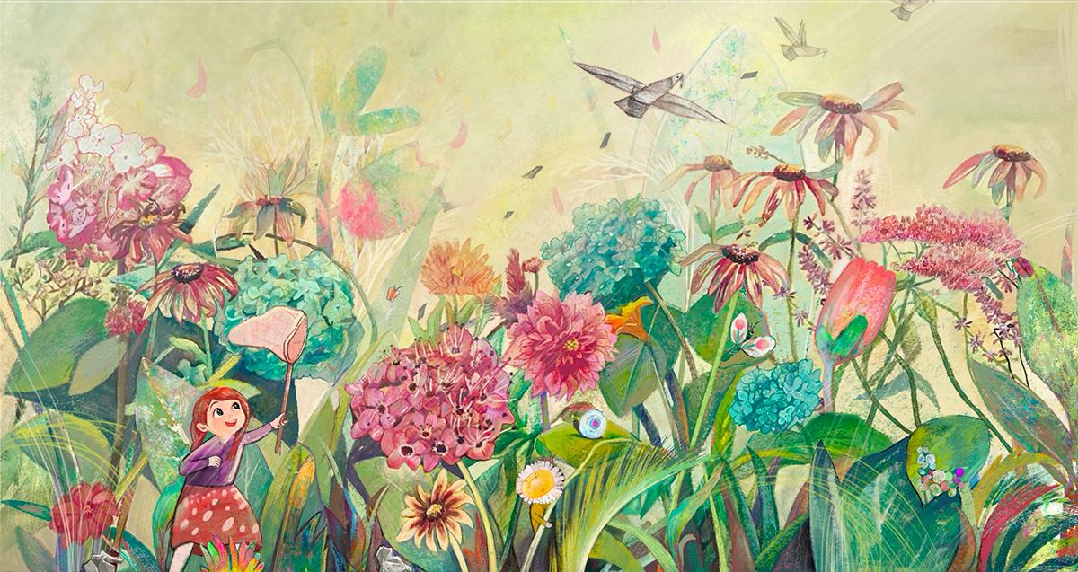 Blooming Echo & Bloom of Hop, illustration by Xuanyi Guo