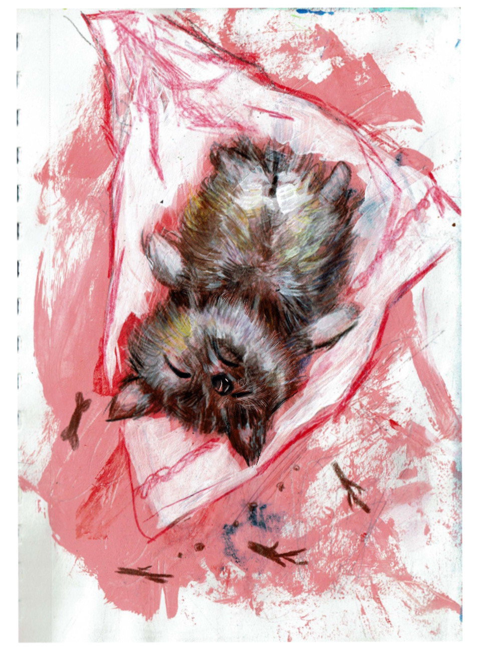 Sketchbook, illustration by Xuanyi Guo