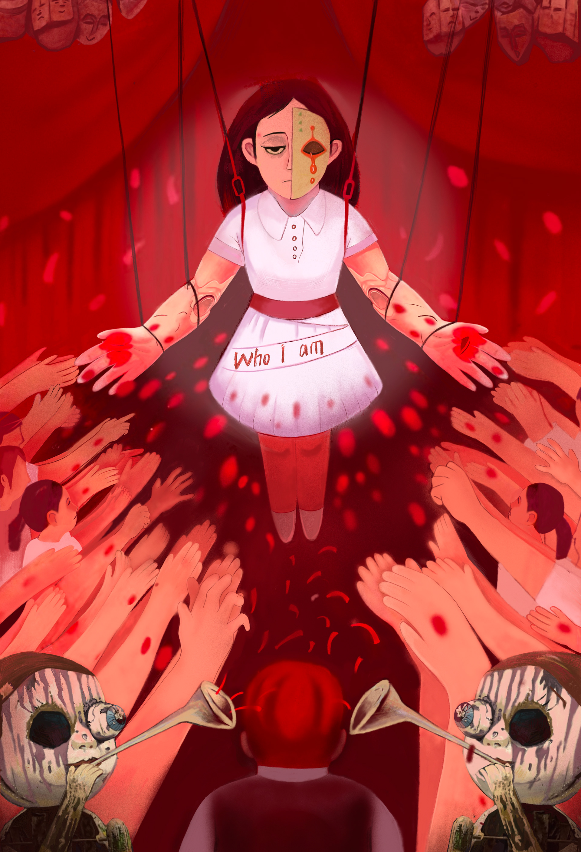 Who I Am, illustration by Xuanyi Guo