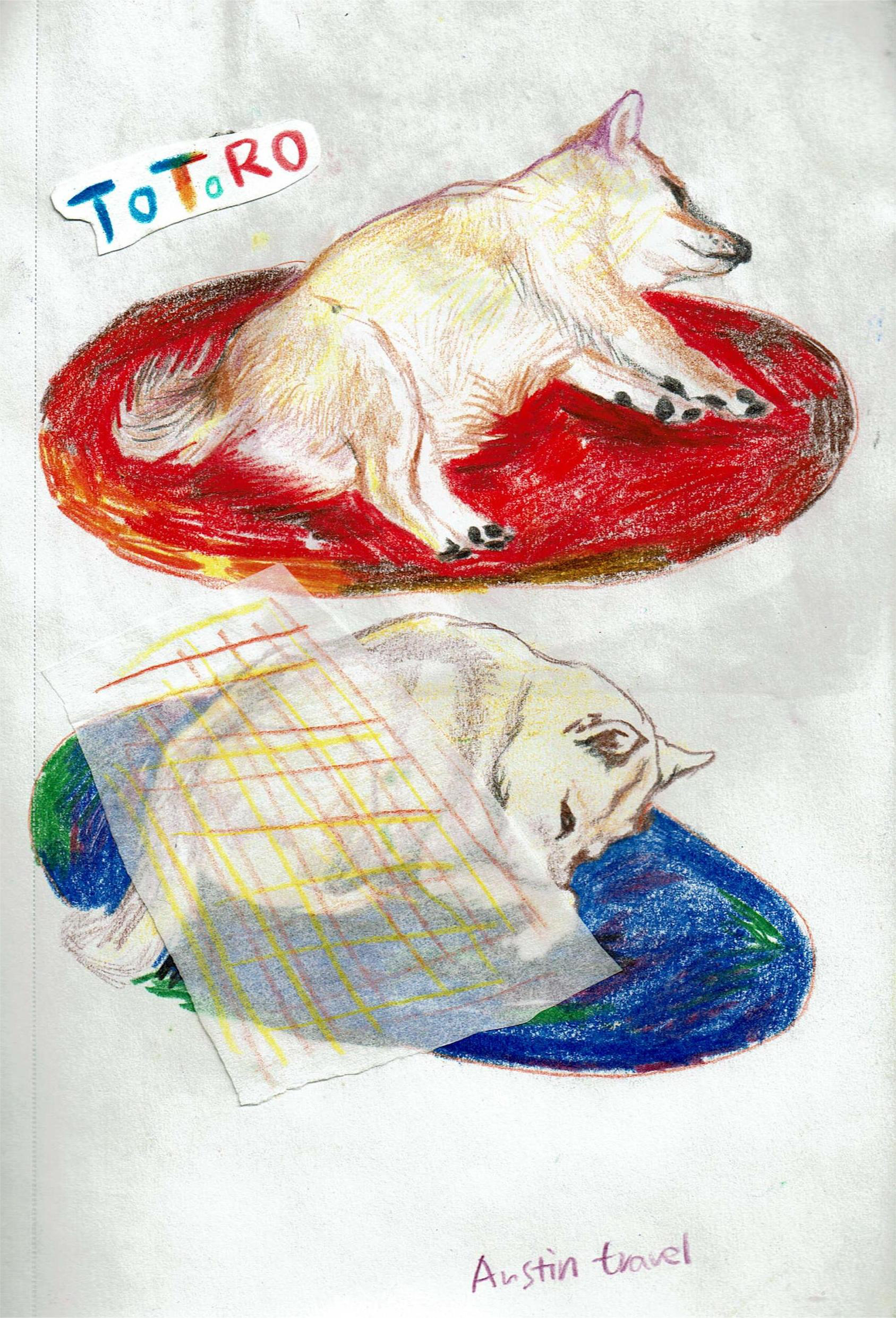 Sketchbook, illustration by Xuanyi Guo
