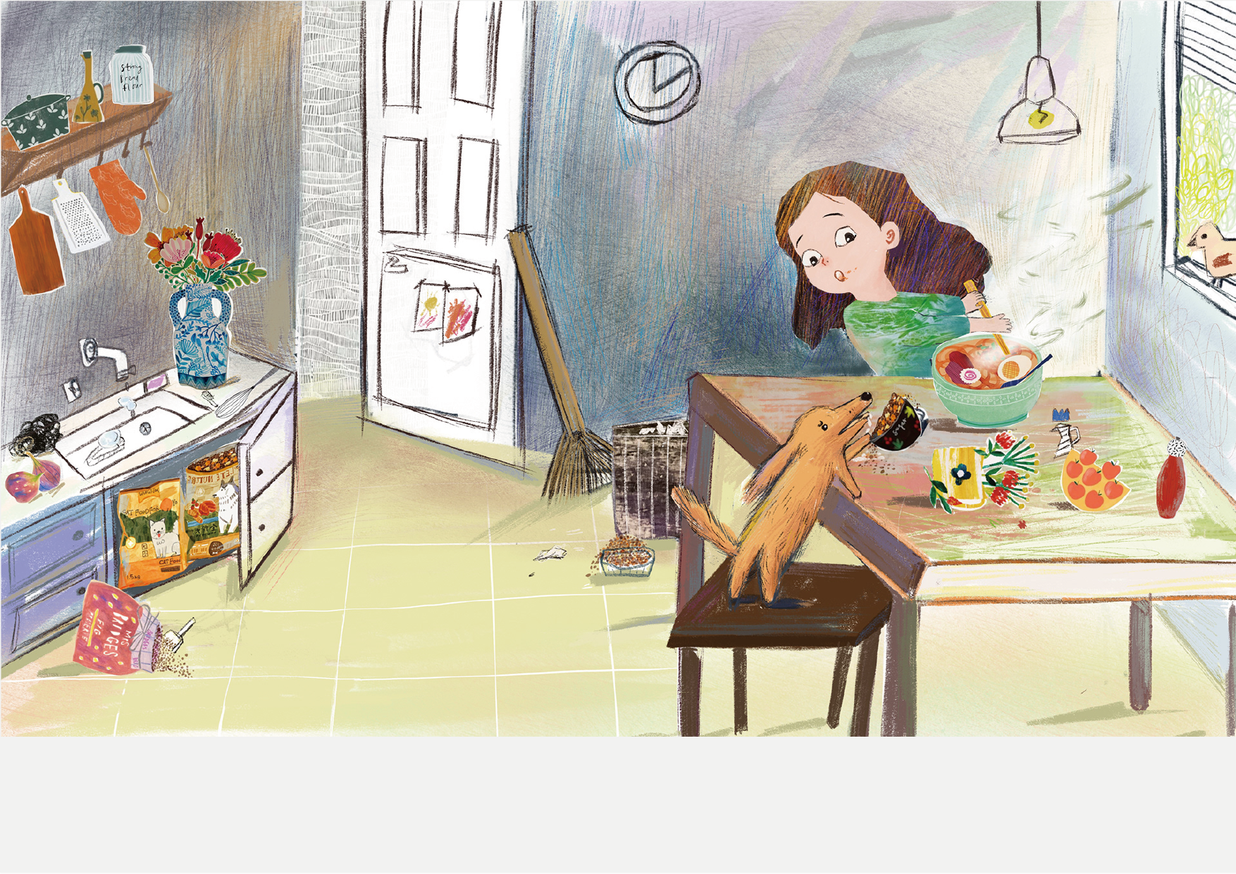 I Am a Good Kid cover, illustration by Xuanyi Guo