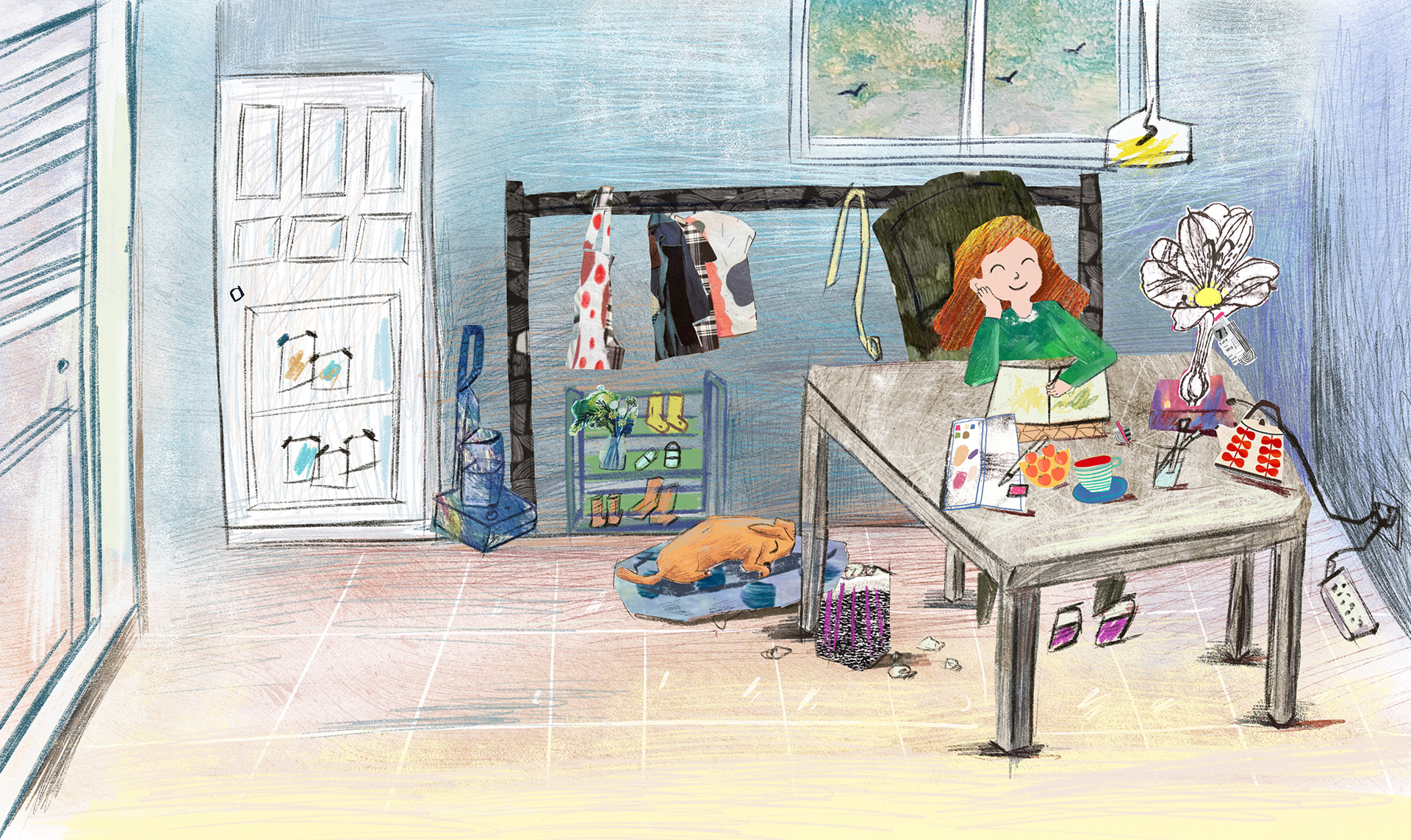 I Am a Good Kid cover, illustration by Xuanyi Guo